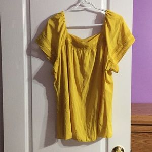NWOT - Yellow Blouse